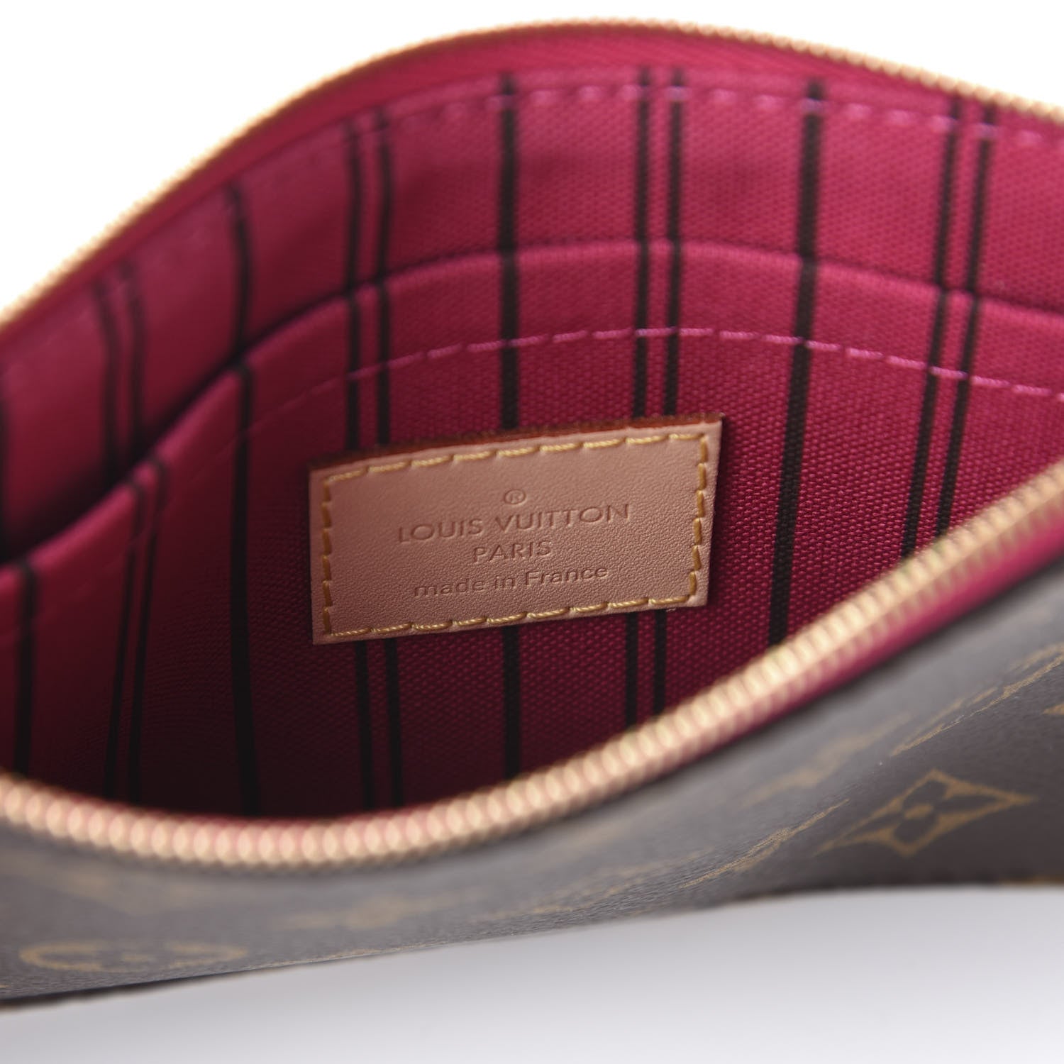 Louis Vuitton Monogram Neverfull PM Pochette Pivoine 9 of 9