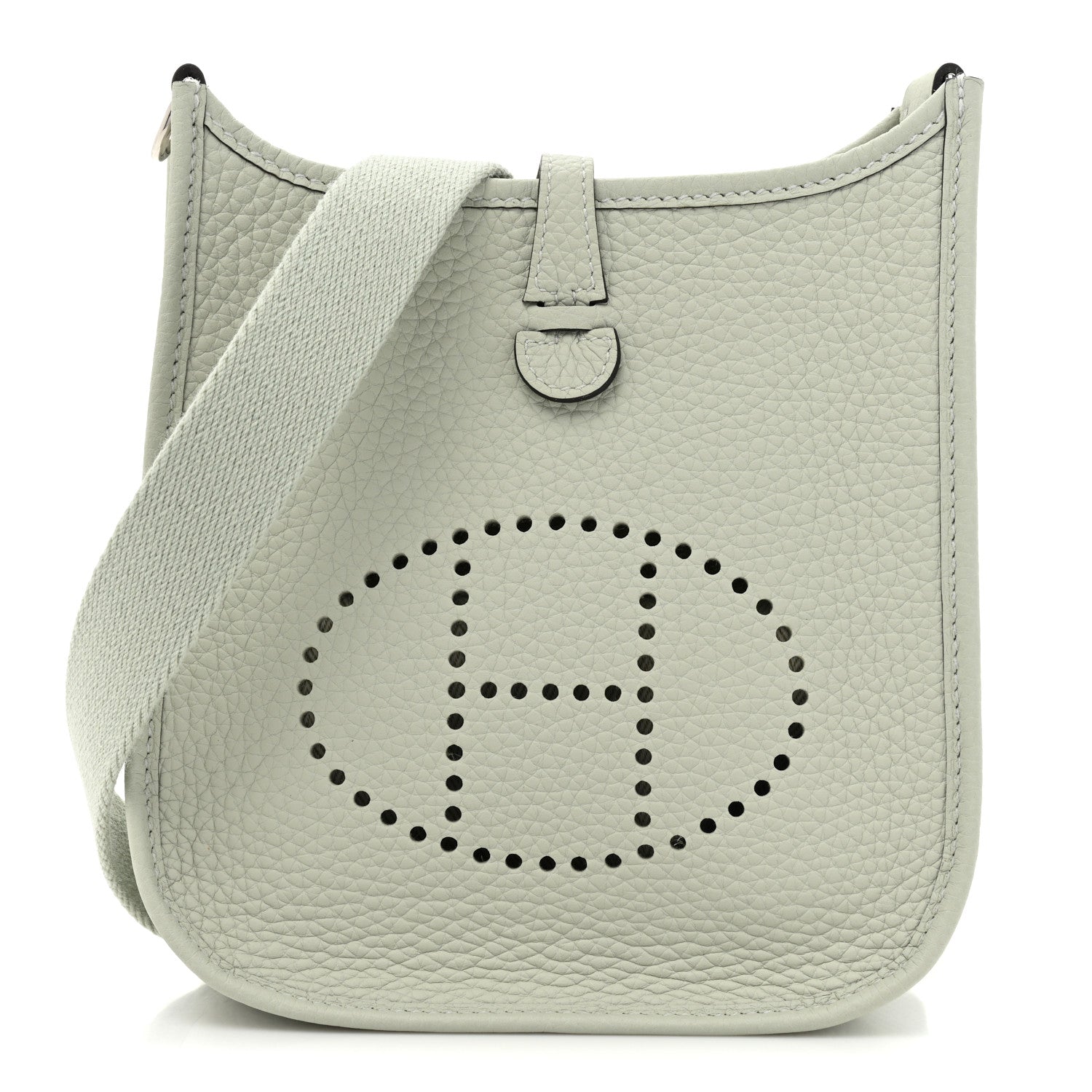 Hermes Taurillon Clemence Amazone Evelyne TPM Gris Neve 1 of 9