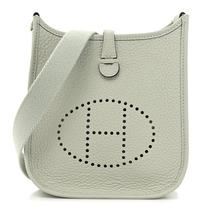 Hermes Taurillon Clemence Amazone Evelyne TPM Gris Neve 1 of 9
