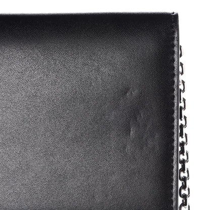 Fendi Vitello Liberty Fun Fair Studded Continental Wallet On Chain Black Multicolor 8 of 9
