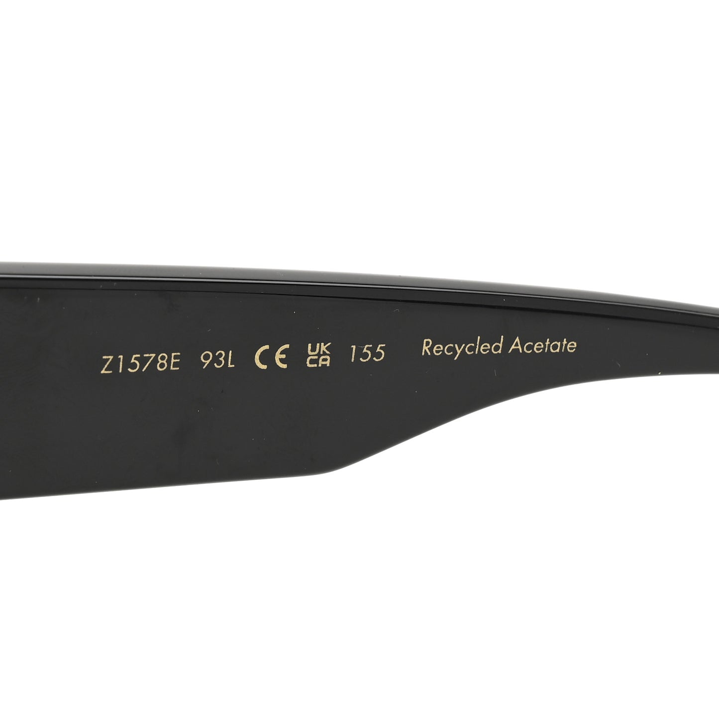 Acetate Swarovski Crystal Cyclone Sunglasses Z1578E Black