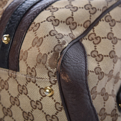 Gucci Monogram Medium Interlocking Icon Tote Dark Brown 13 of 18