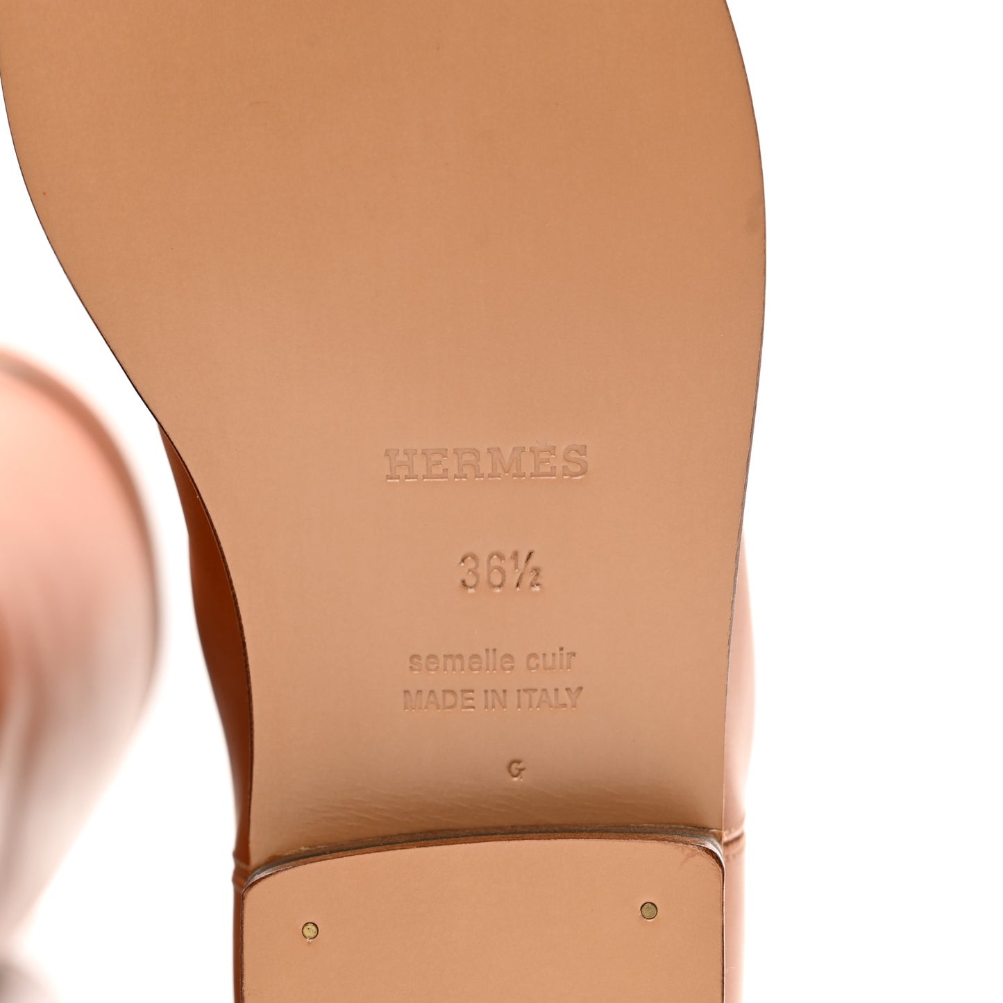 Heritage Calfskin Kelly Jumping Boots 36.5 Naturel