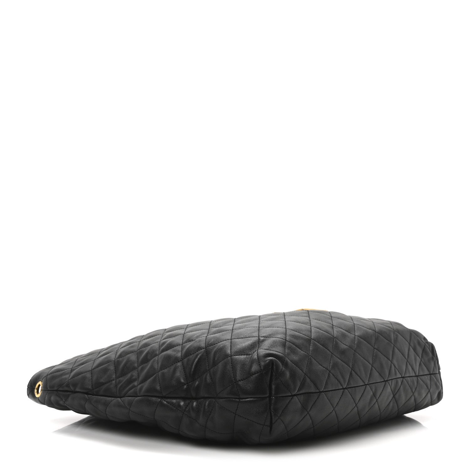 Saint Laurent Lambskin Quilted Maxi Icare Shopping Tote Black 5 of 11