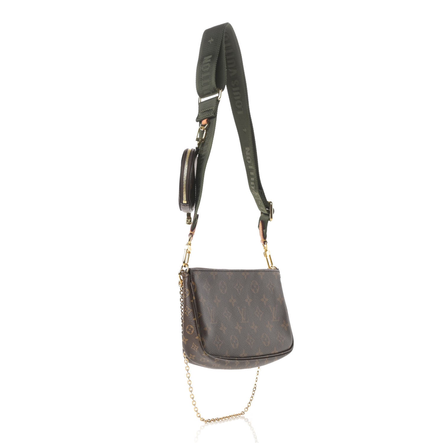 Louis Vuitton Monogram Multi Pochette Accessories Kaki 3 of 14