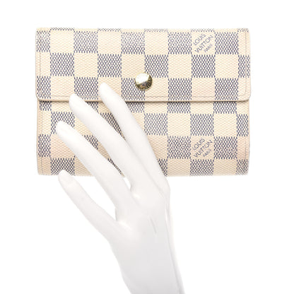 Louis Vuitton Damier Azur Alexandra Wallet 2 of 9