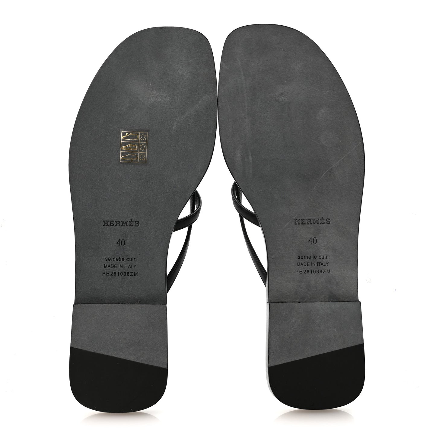 Calfskin Miss Sandals 40 Black