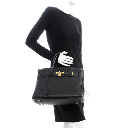 Hermes Togo Birkin 35 Black 2 of 34