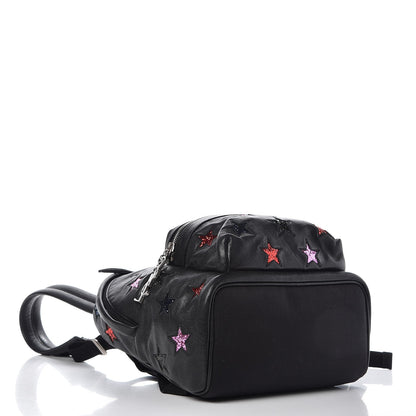 Saint Laurent Lambskin Star Appliqué Mini City California Backpack Black 4 of 9