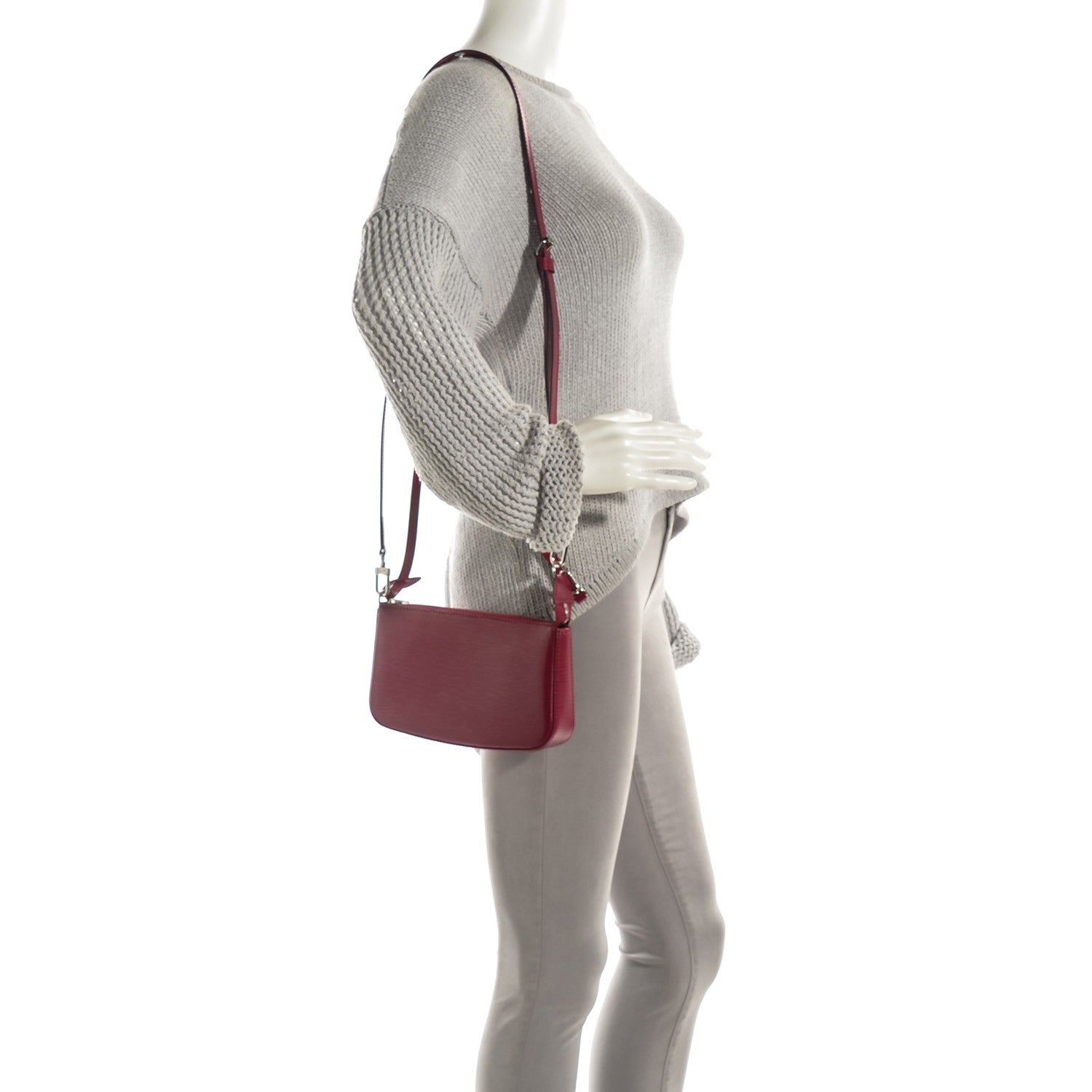 Louis Vuitton Epi Pochette Accessories NM Fuchsia 2 of 7