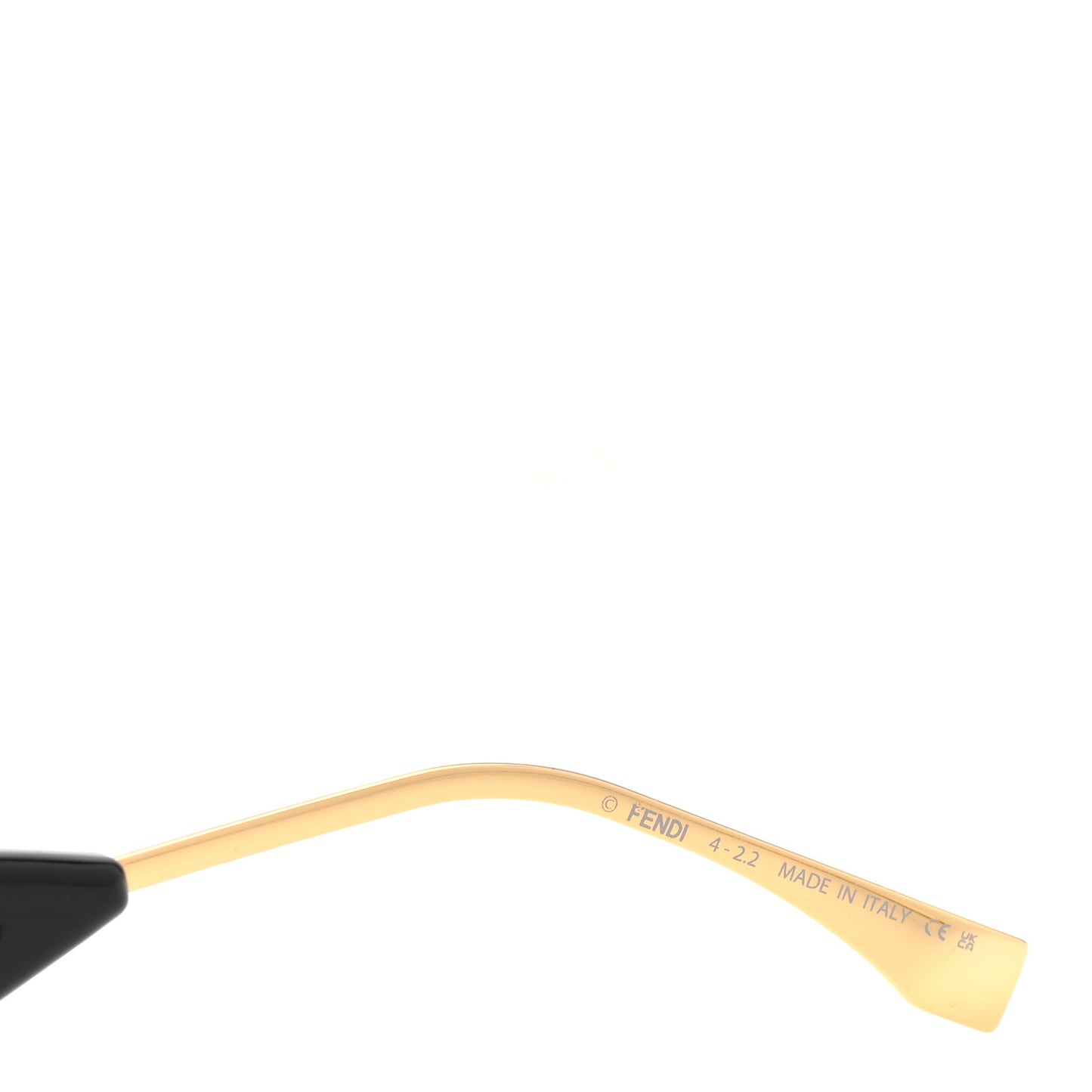 Acetate Fendigraphy Sunglasses FE40065I Black