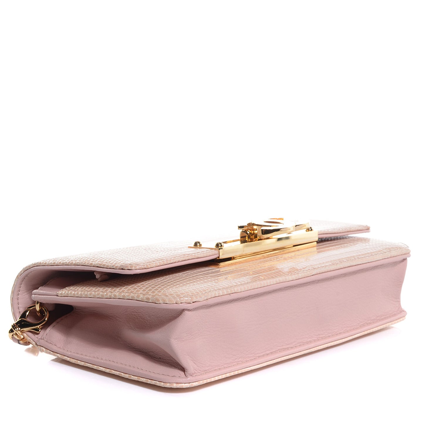 Lizard Golden Class Wallet on Chain WOC Light Pink