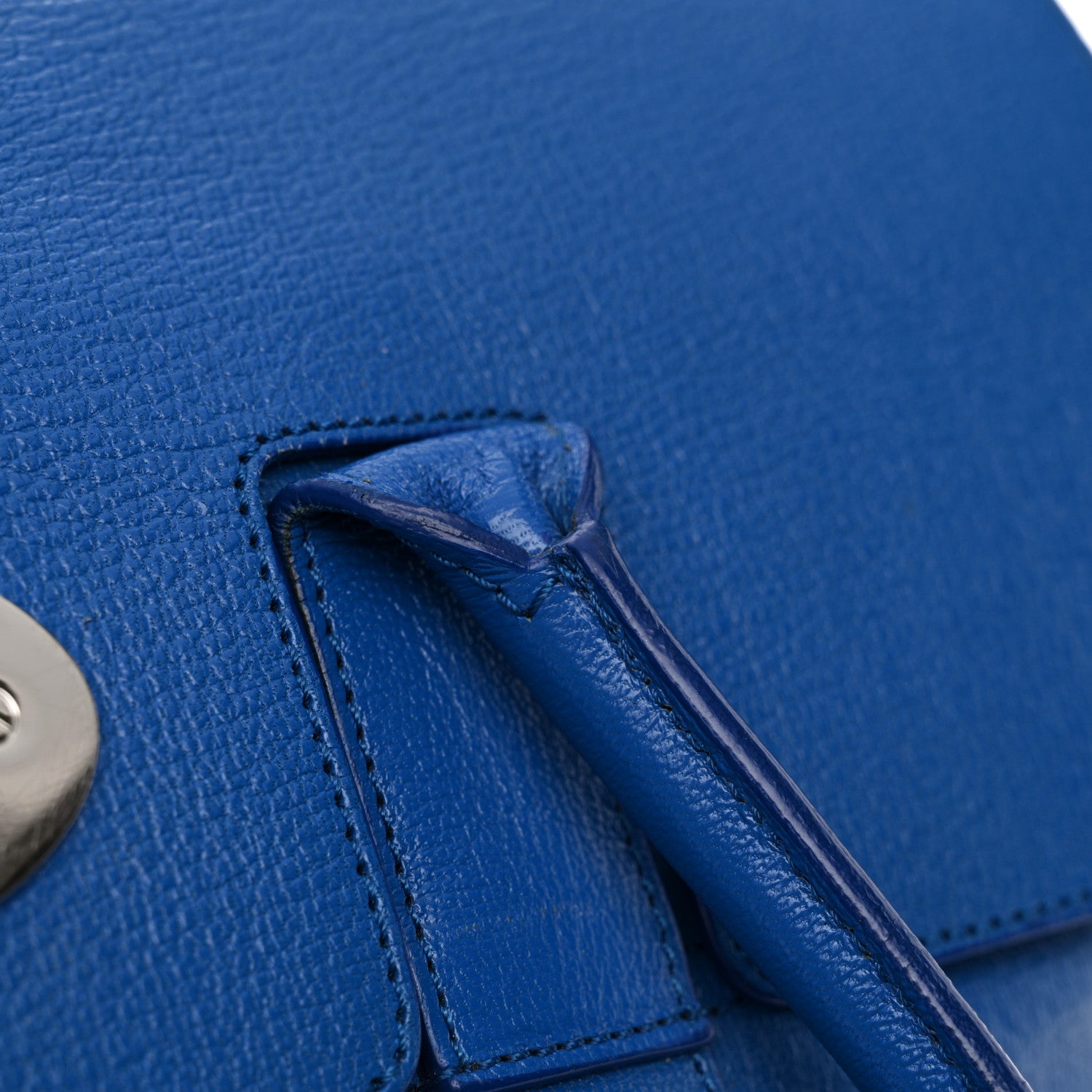 Mulberry Shiny Goatskin Bayswater Cosmic Blue 14 of 18