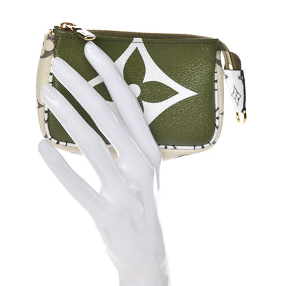 Louis Vuitton Monogram Giant Micro Pochette Accessories Kaki White 2 of 8