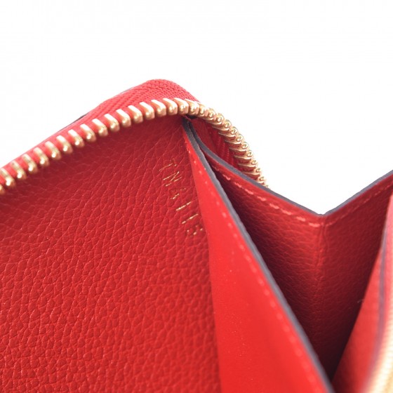 Louis Vuitton Empreinte Clemence Wallet Cherry 7 of 10