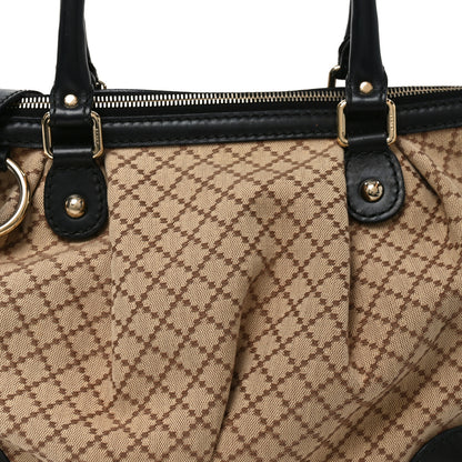 Gucci Diamante Medium Sukey Top Handle Bag Beige Black 8 of 10