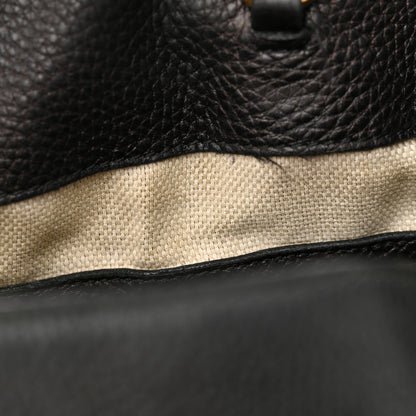 Gucci Pebbled Calfskin Medium Soho Chain Shoulder Bag Black 15 of 22