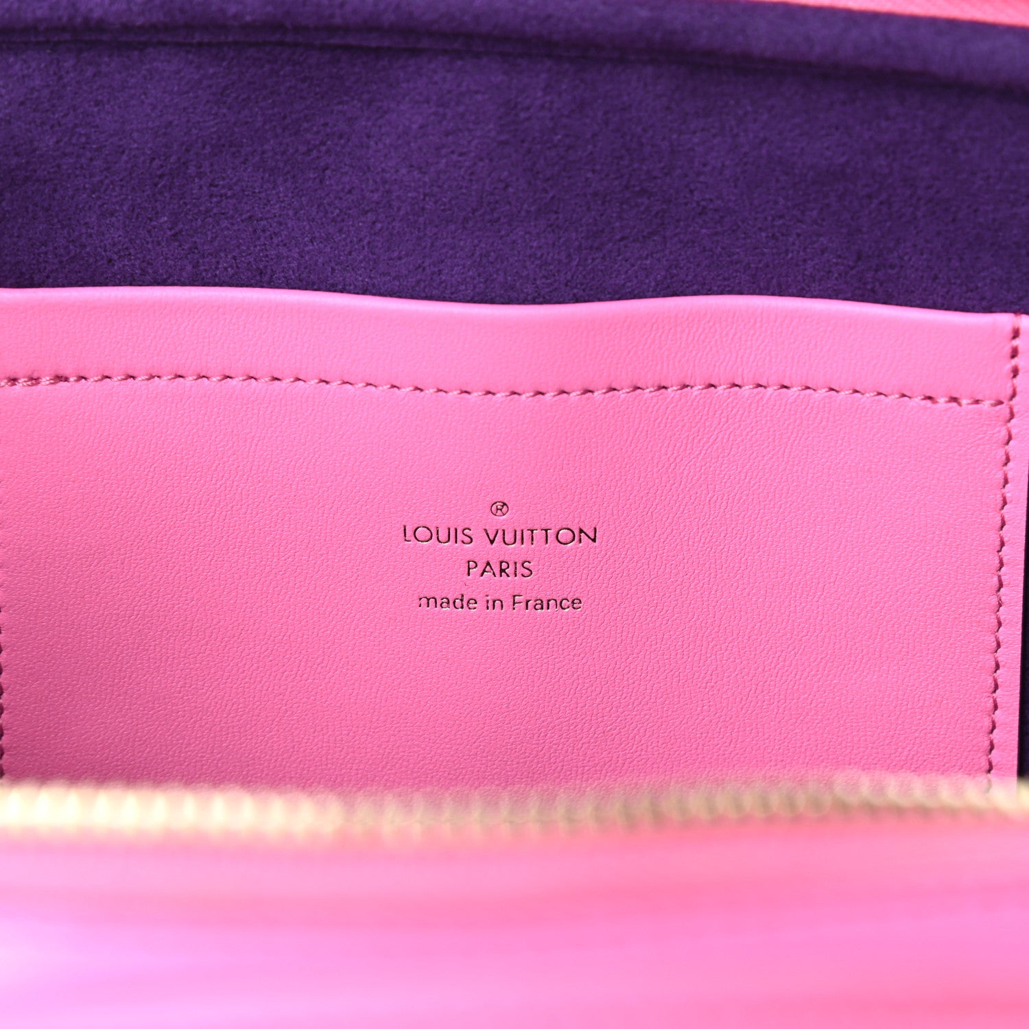 Louis Vuitton Calfskin Embossed Monogram Vuittamins Utility Crossbody Rose Violet 6 of 11
