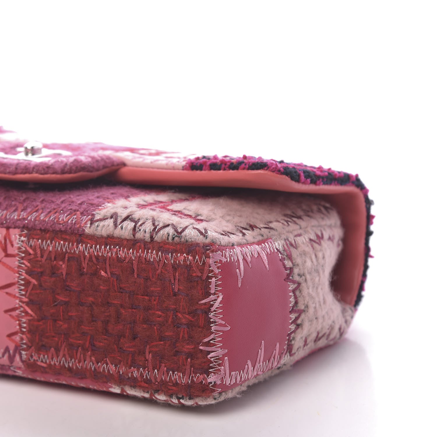 Chanel Lambskin Tweed Patchwork Medium Single Flap Multicolor 9 of 11