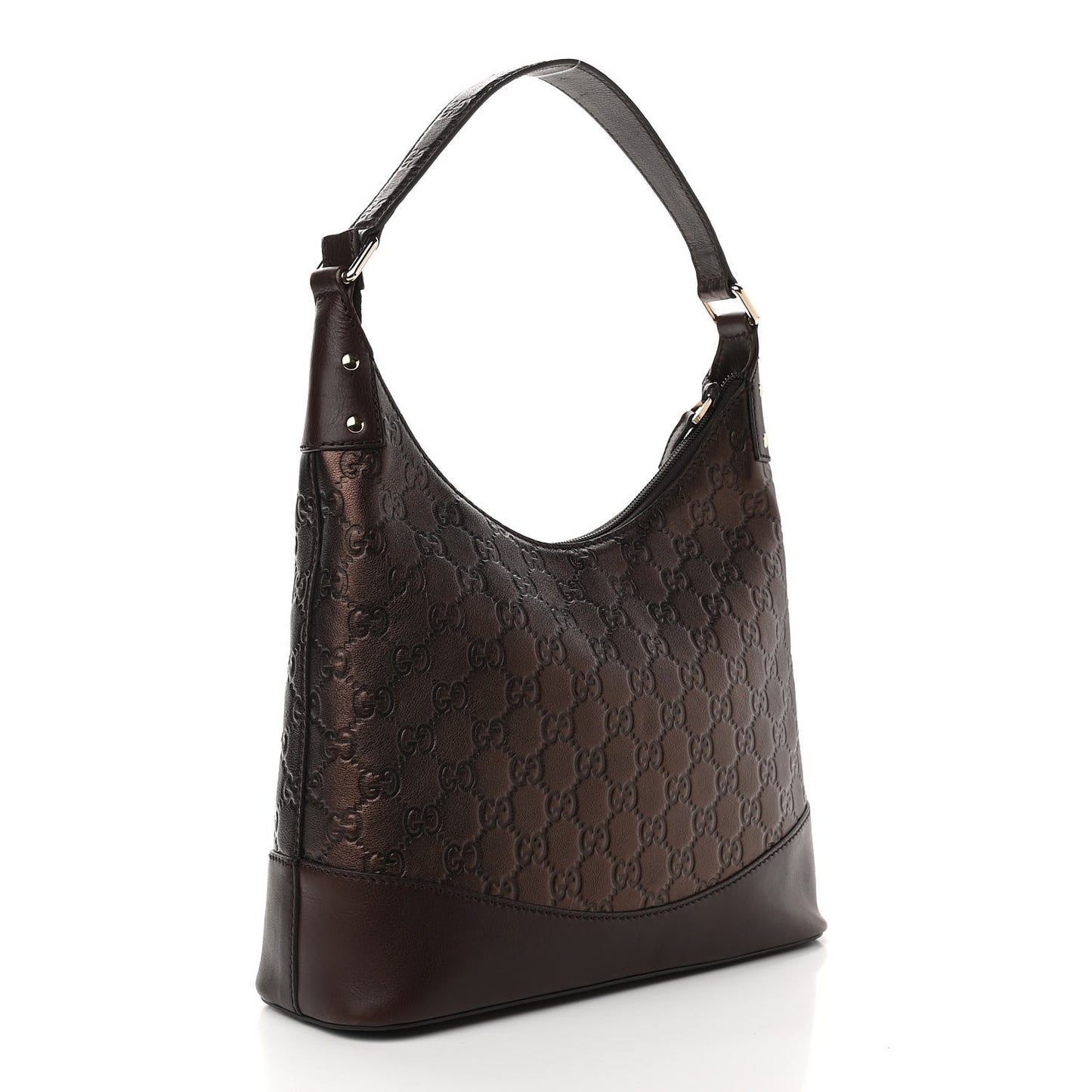 Guccissima Small Hobo Bronze
