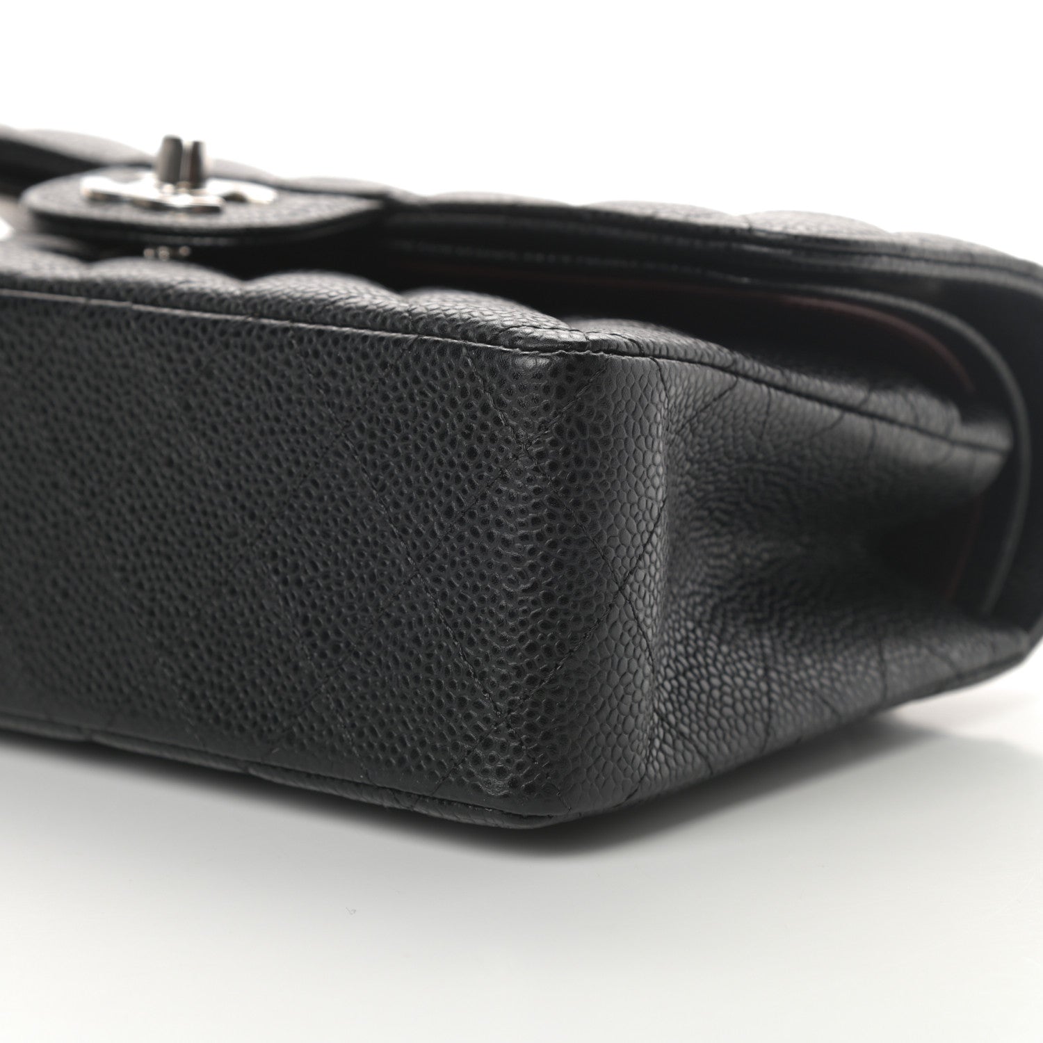 Chanel Caviar Quilted Small Double Flap Black 10 of 12