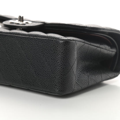 Chanel Caviar Quilted Small Double Flap Black 10 of 12