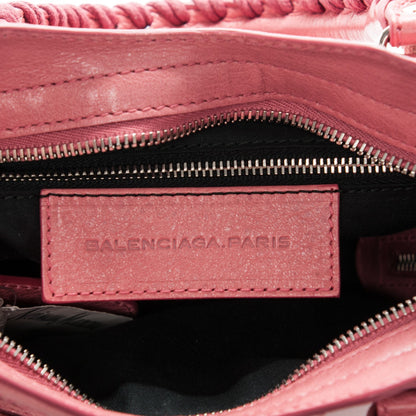 Balenciaga Agneau Giant 12 Silver Hardware Mini City Rose Bombon Raspberry 7 of 8
