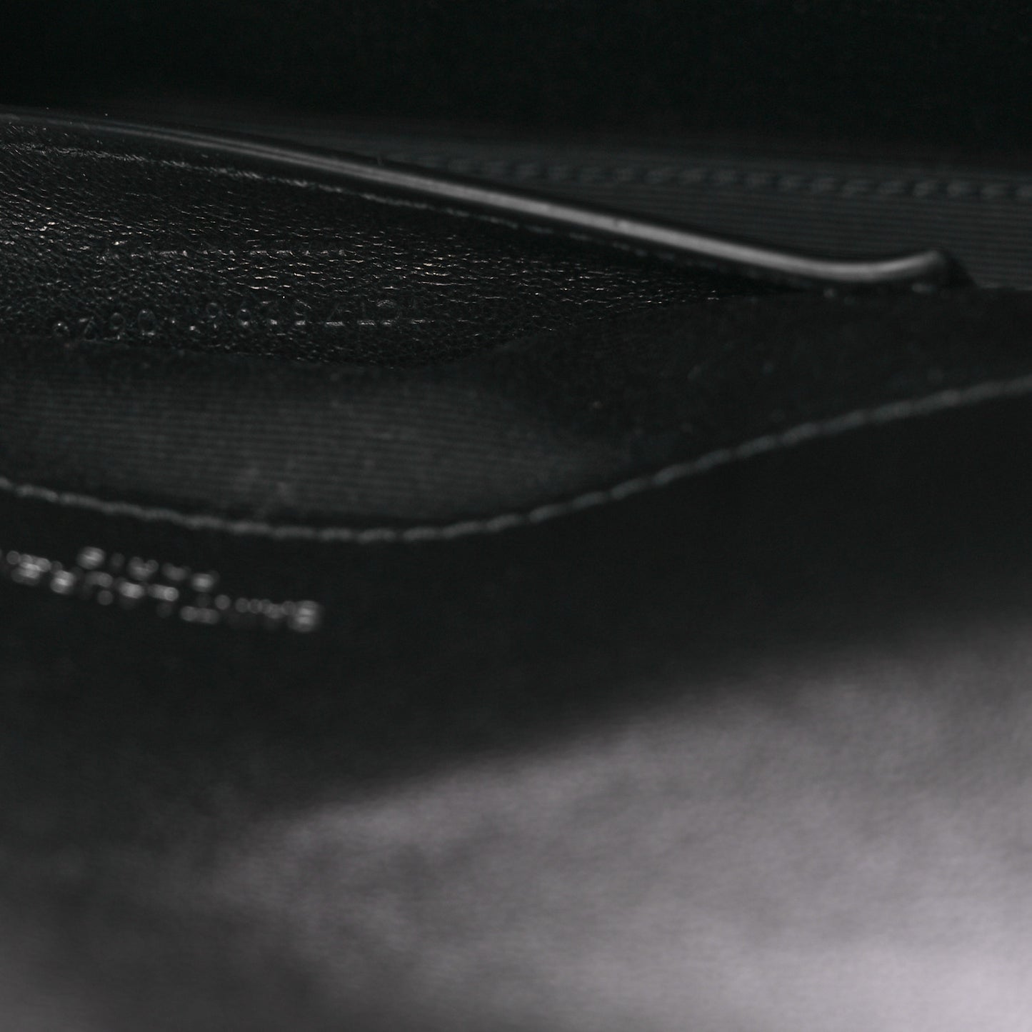 Lambskin Quilted Kate Clutch Black