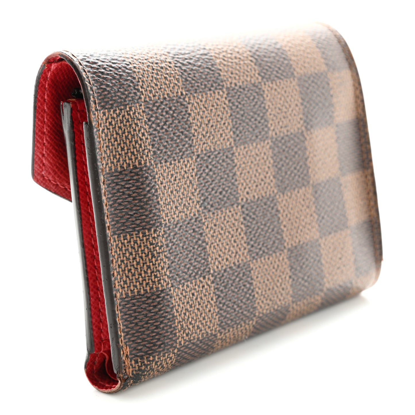 Damier Ebene Victorine Wallet Red
