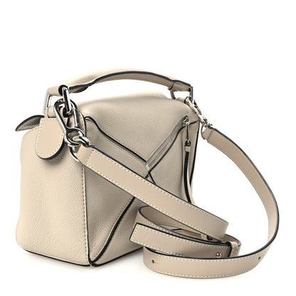 Loewe Calfskin Small Puzzle Bag Light Oat 3 of 11
