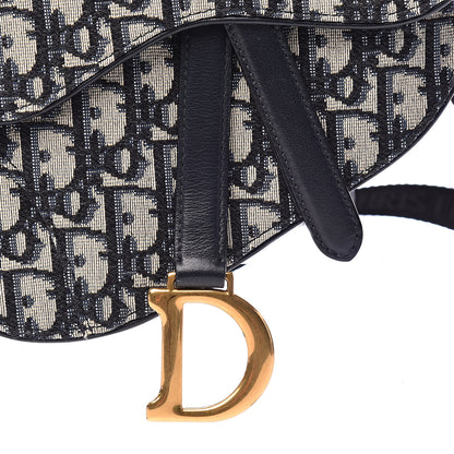 Christian Dior Oblique Saddle Belt Bag Blue 7 of 8