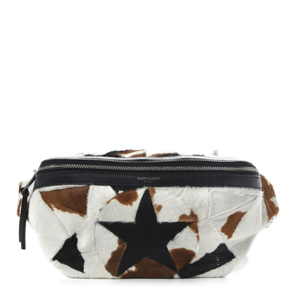 Saint Laurent Calfskin Calf Hair Pony Belt Bag Multicolor 1 of 9