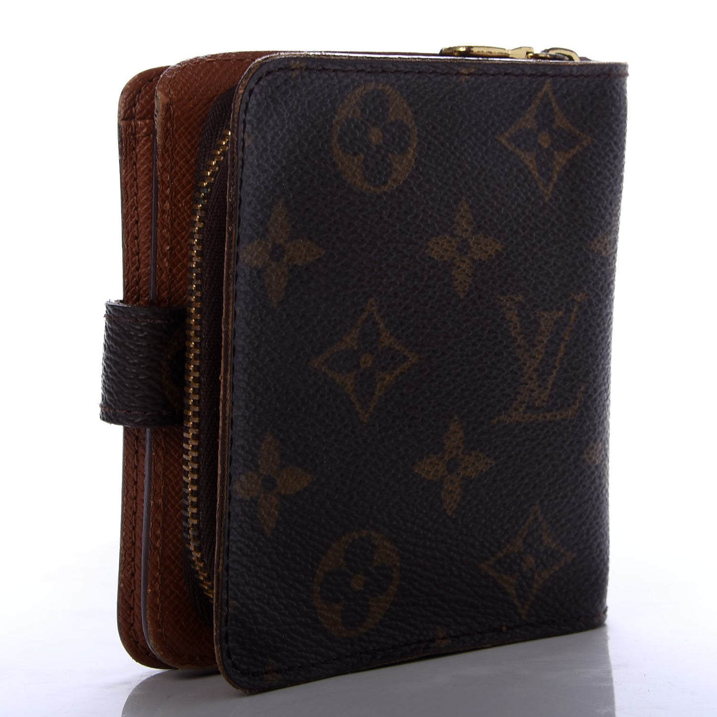 Monogram Compact Zippe Zipped Wallet
