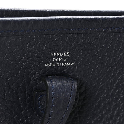 Hermes Taurillon Clemence Evelyne TPM Bleu Nuit 5 of 10
