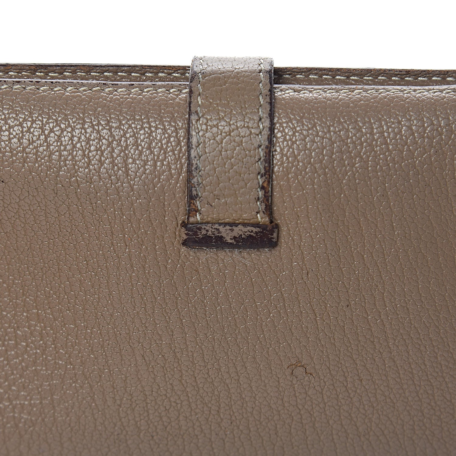 Hermes Chevre Mysore Bearn Gusset Wallet Etoupe 12 of 18