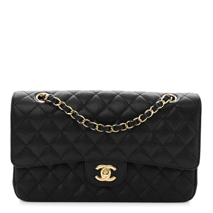 Chanel Caviar Quilted Medium Double Flap Black 1 of 11