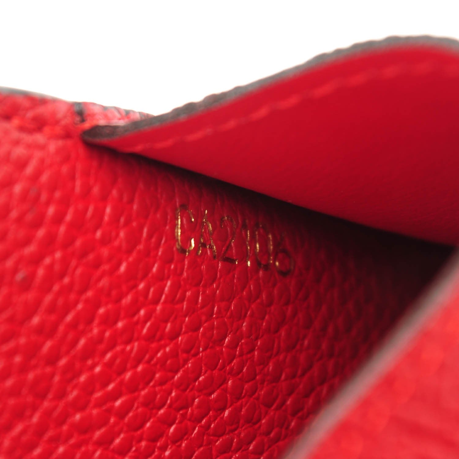 Louis Vuitton Empreinte Business Card Holder Cherry 7 of 7