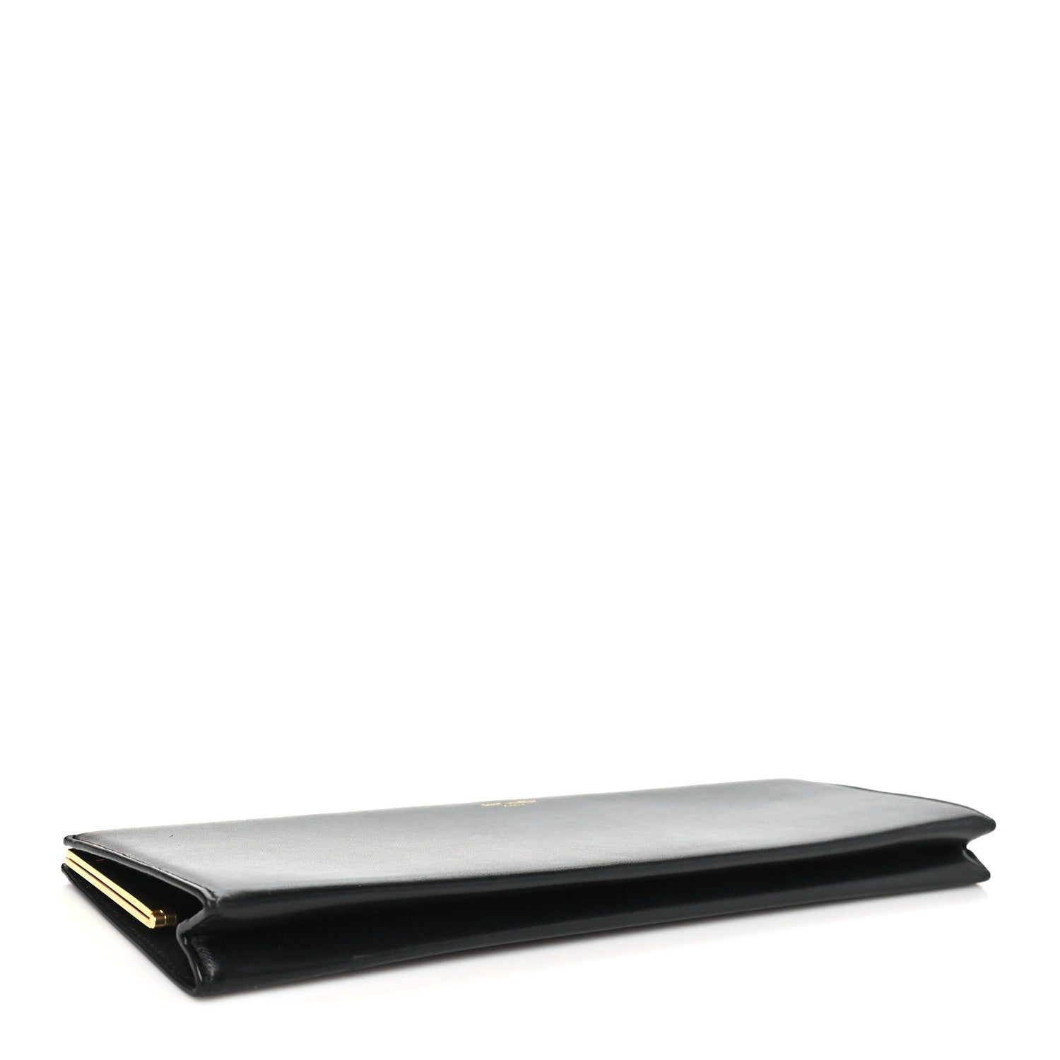 Saint Laurent Smooth Calfskin Large Midnight Clutch Black 4 of 8