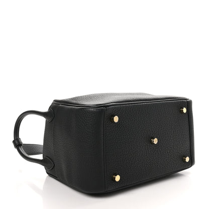 Hermes Taurillon Clemence Lindy 26 Black 4 of 11