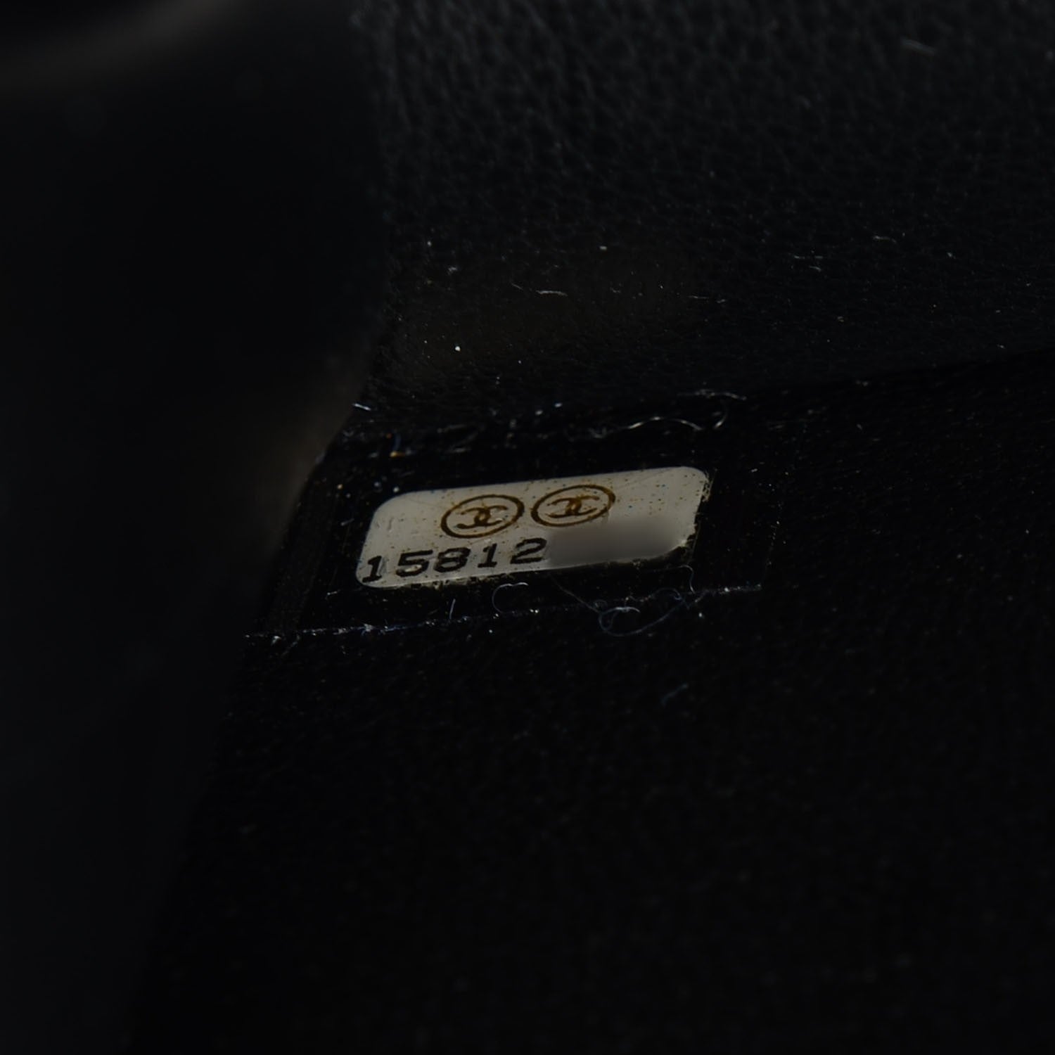 Chanel Glazed Calfskin Quilted Mini Square Flap Black 8 of 8