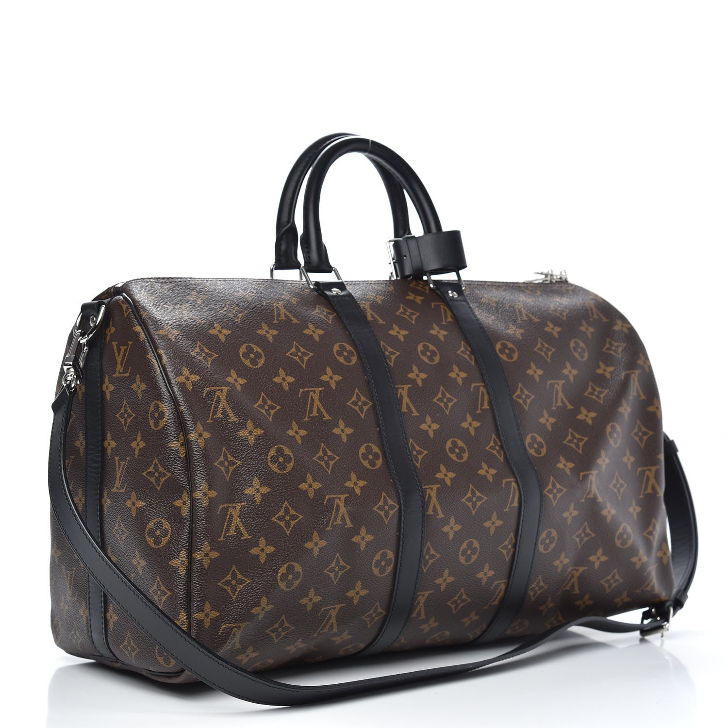 Louis Vuitton Monogram Macassar Keepall Bandouliere 45 2 of 8