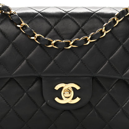 Chanel Lambskin Quilted Small Double Flap Black 8 of 11