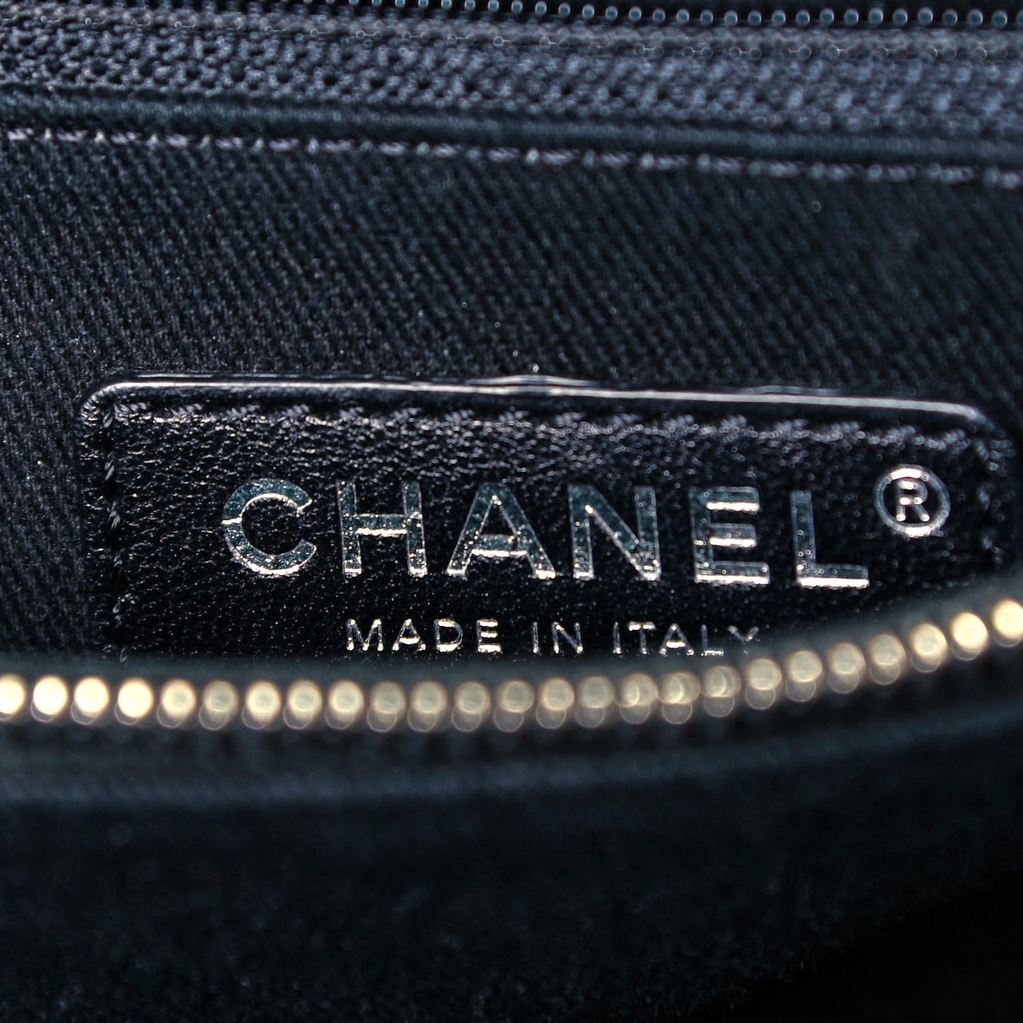 Caviar Chevron Quilted Medium Coco Handle Flap Dark Grey