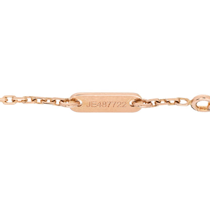 Van Cleef & Arpels 18K Rose Gold Carnelian Sweet Alhambra Bracelet 4 of 5