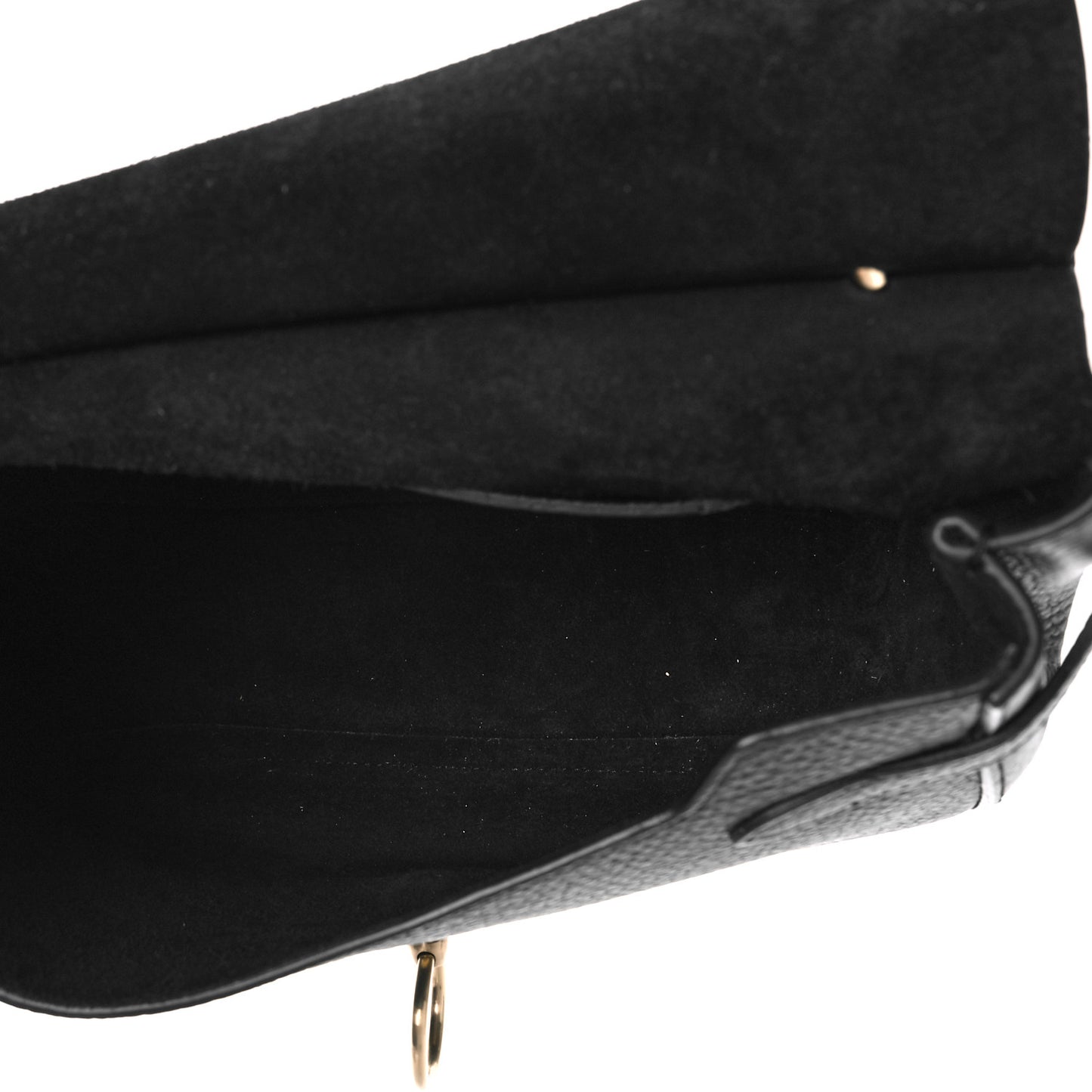 Small Classic Grain Calfskin Amberley Satchel Black