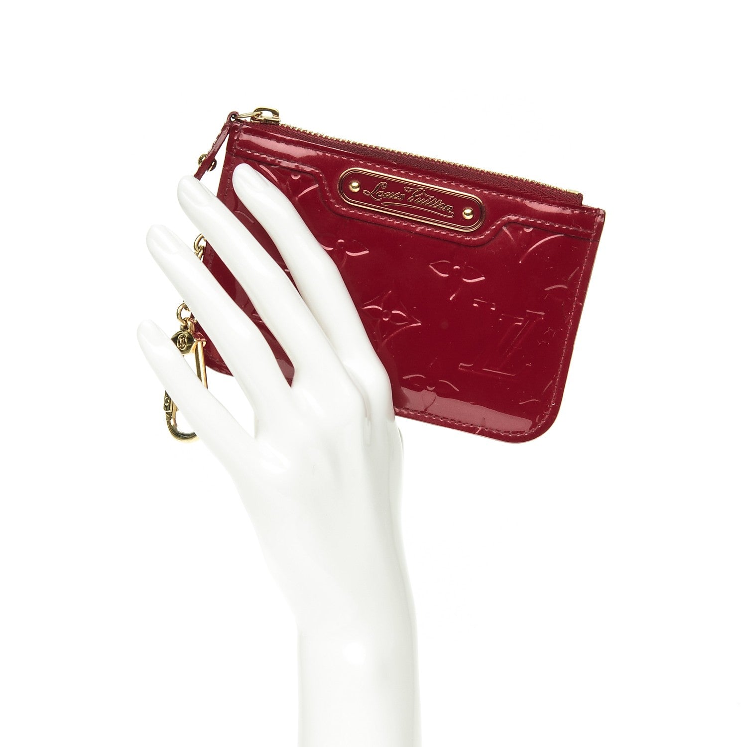 Louis Vuitton Vernis Key Pouch Pomme D'Amour 2 of 7