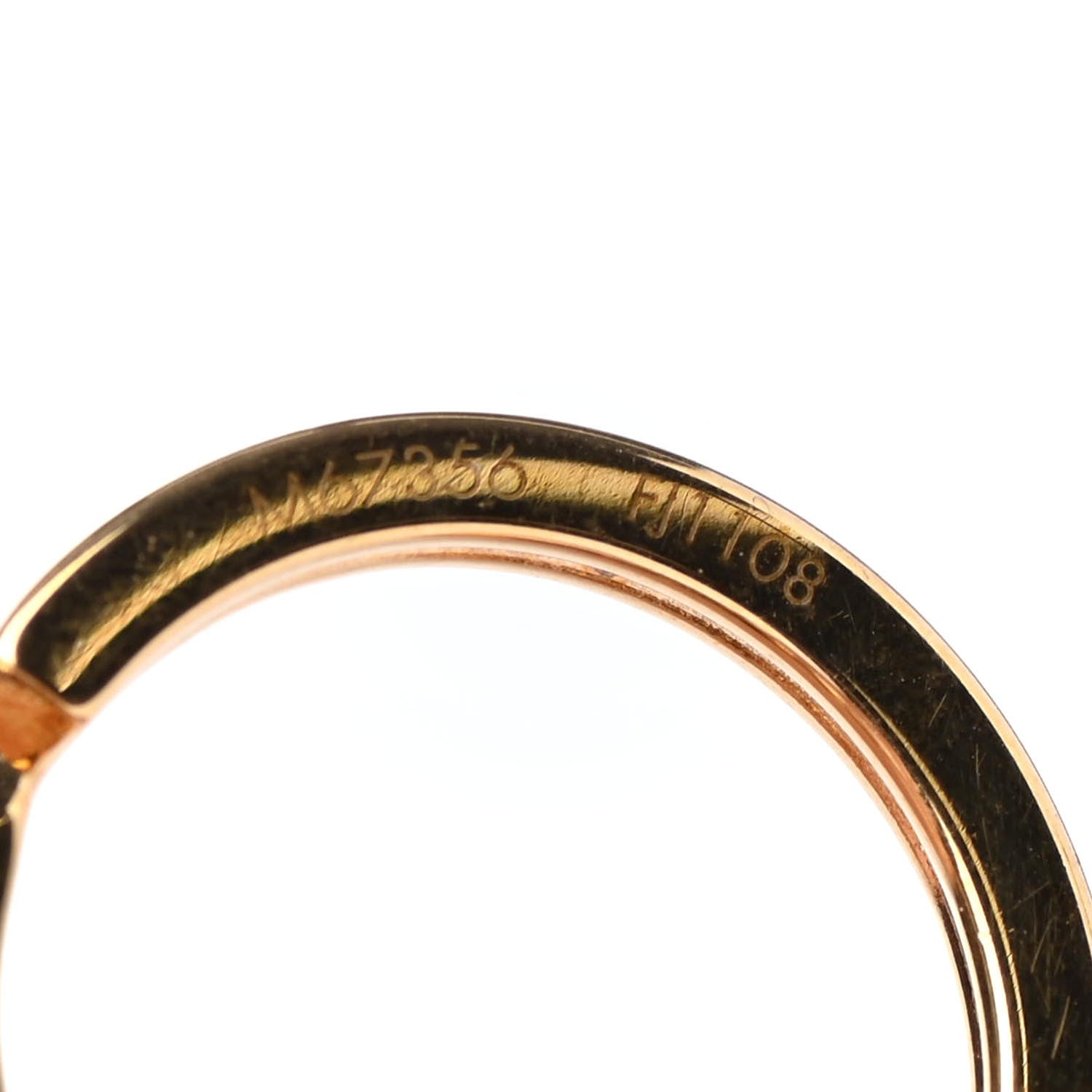 Louis Vuitton LV Facettes Bag Charm Key Holder Gold 4 of 4