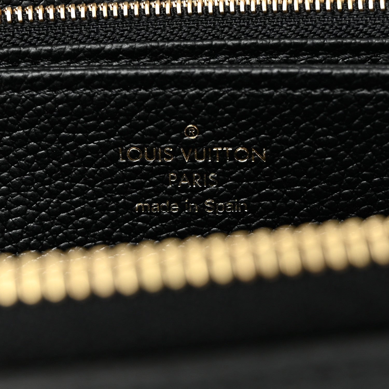 Louis Vuitton Empreinte Zippy Wallet Black 6 of 7