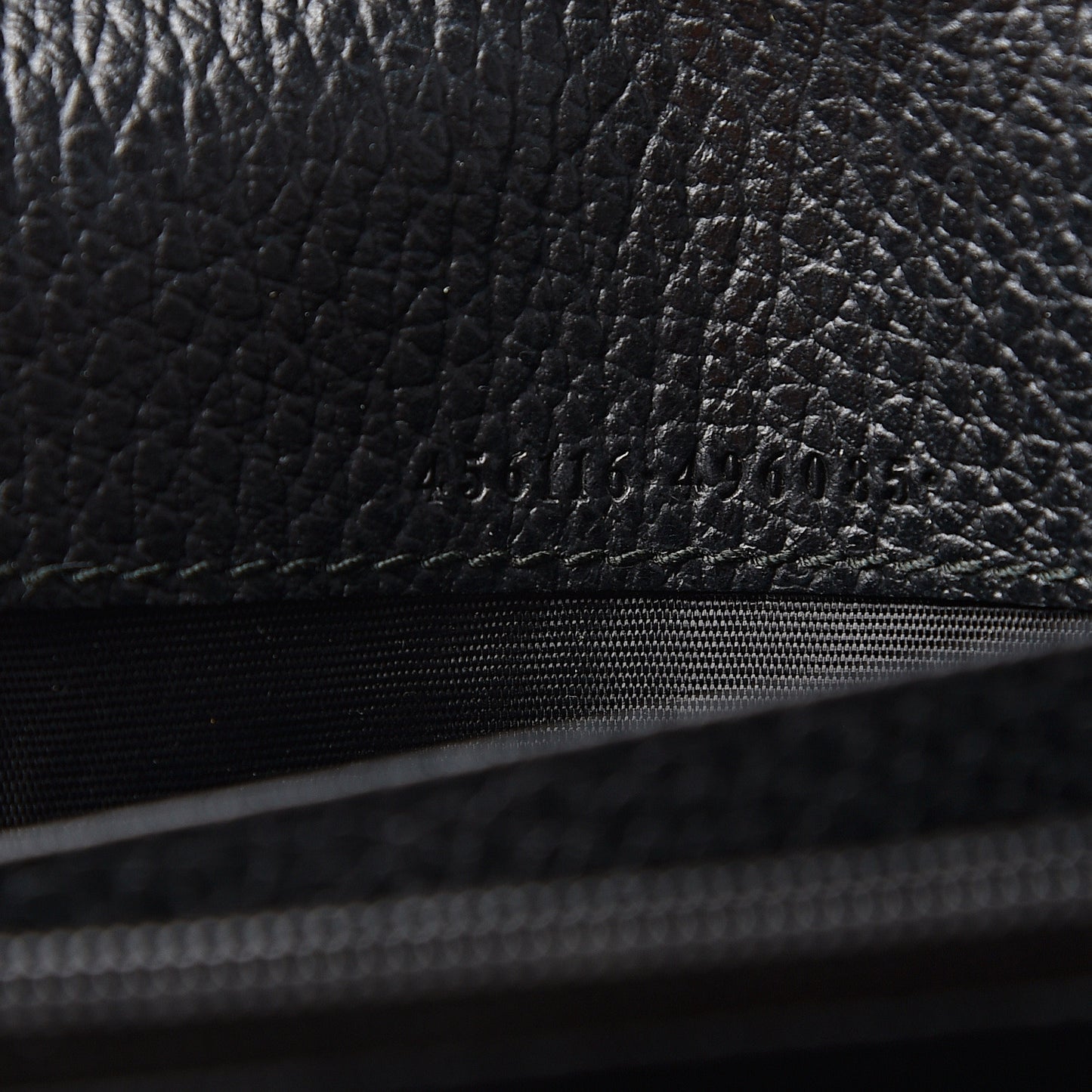 Dollar Calfskin GG Marmont Continental Wallet Black