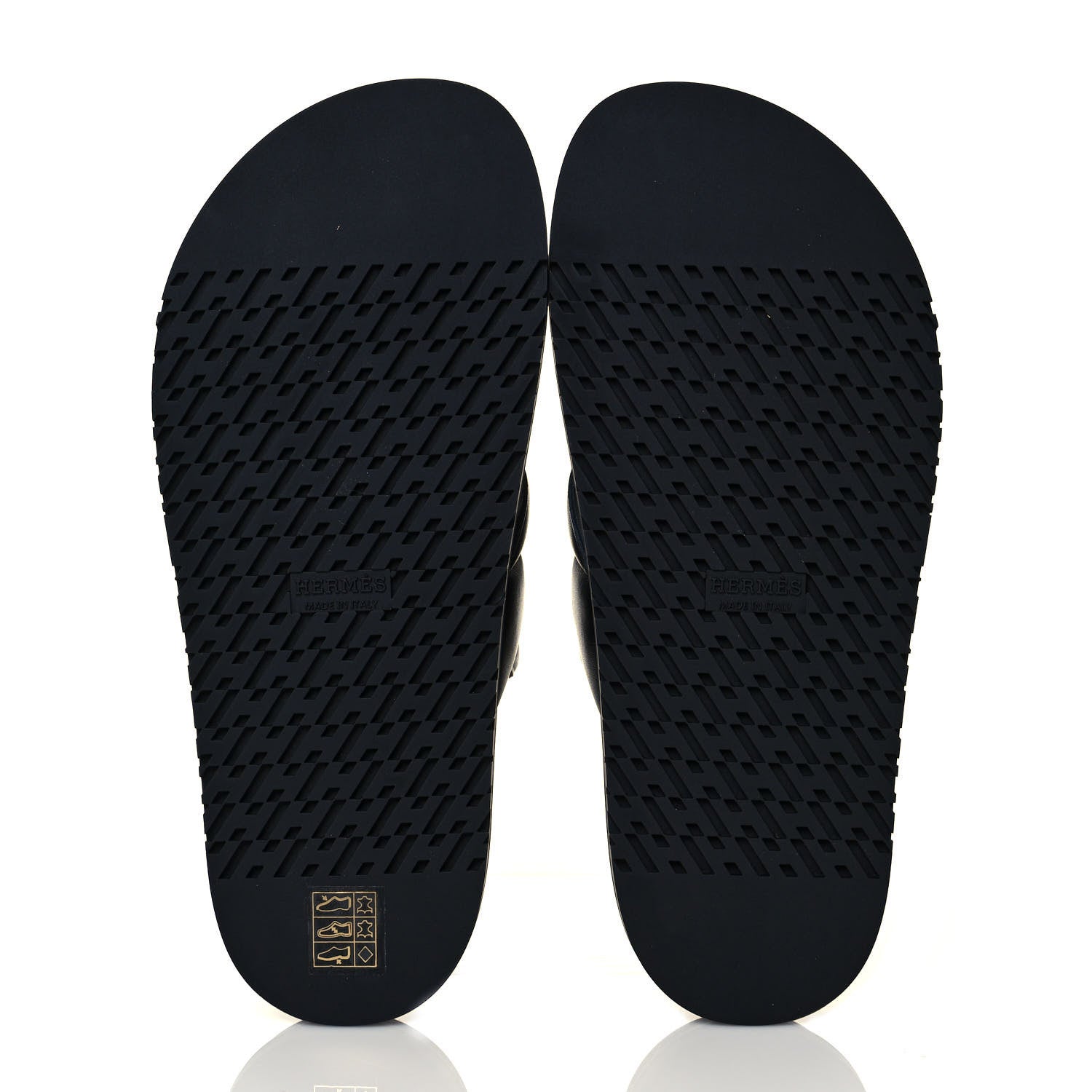 Hermes Nappa Extra Sandals 39 Black 5 of 8